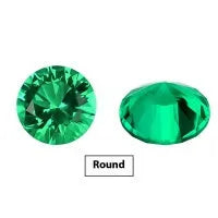 Columbia green cultivated emerald gemstones in multiple geometric shapes and sizes for jewellery making