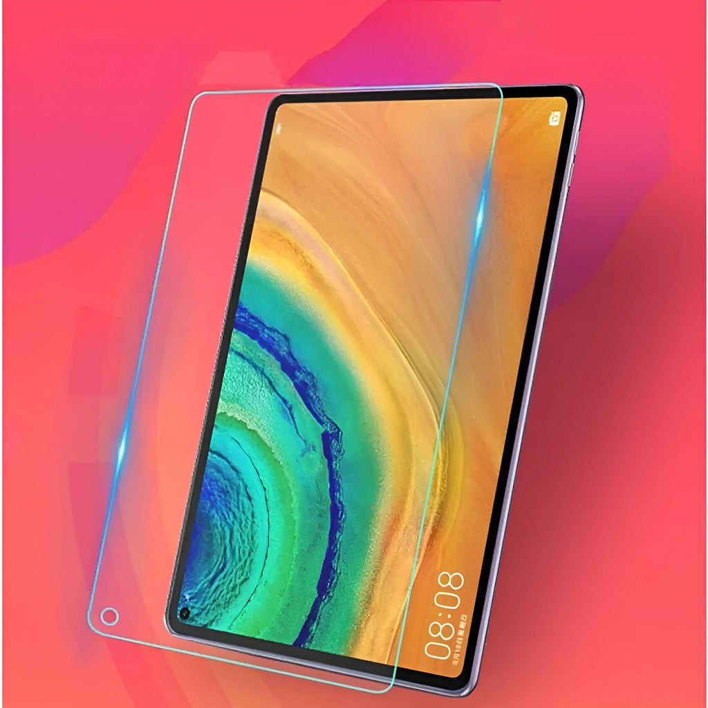 Huawei MatePad tempered glass screen protector film for 10.8-inch, 10.4-inch, and 12.6-inch tablet models.