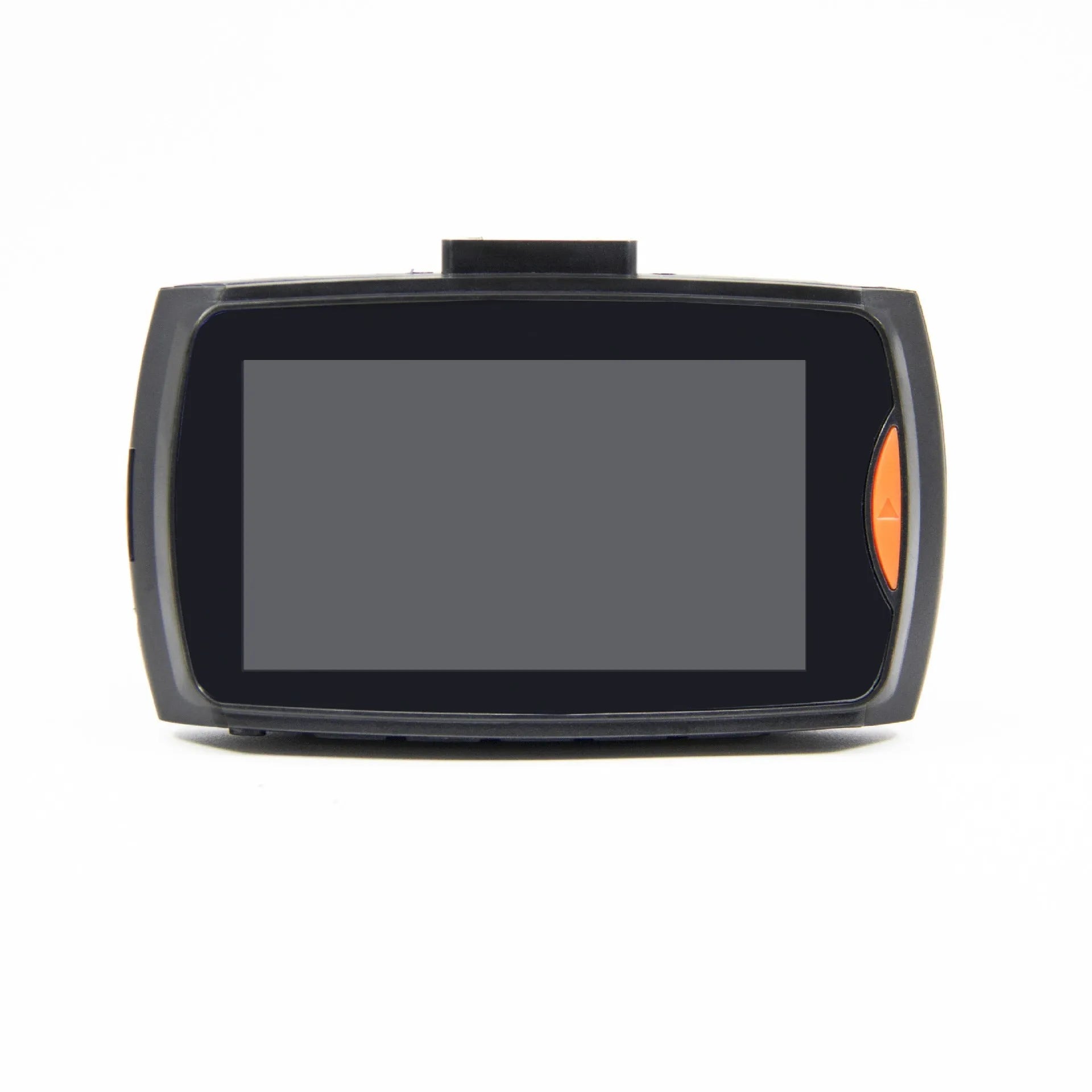 G30 HD dual camera car DVR system with screen, mounted bracket, and car charger.