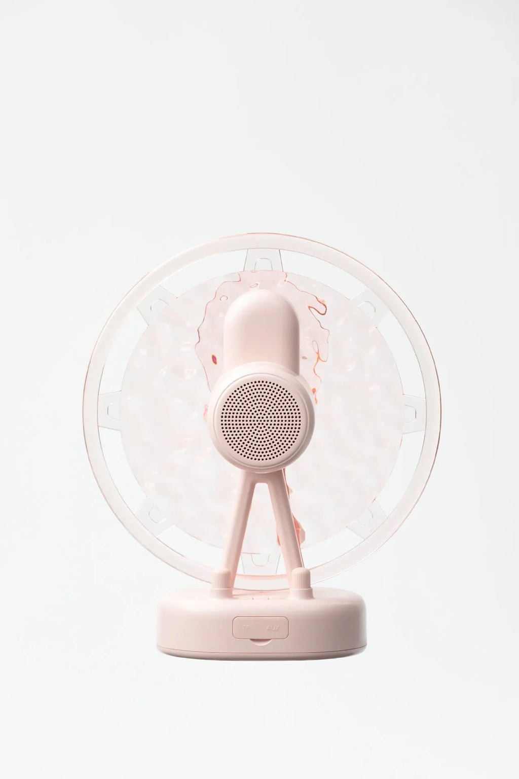 Ferris wheel Bluetooth speaker with water ripple colourful lights in pink colour