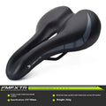 Bicycle seat cushion measuring 270mm by 180mm in 3147 hollow cushion colour with double rail mounting