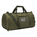 Men's waterproof Oxford cloth sports travel bag with air pillow strap, shown in khaki colour.