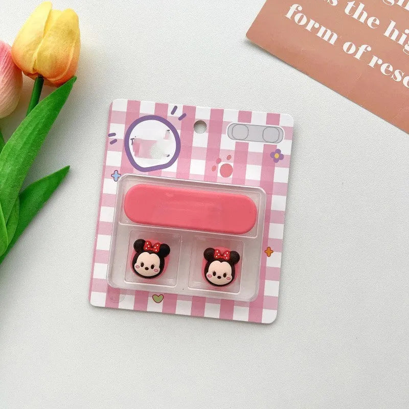 Colourful cartoon plastic cable fixer for desktop magnetic hubs with USB cable organisation