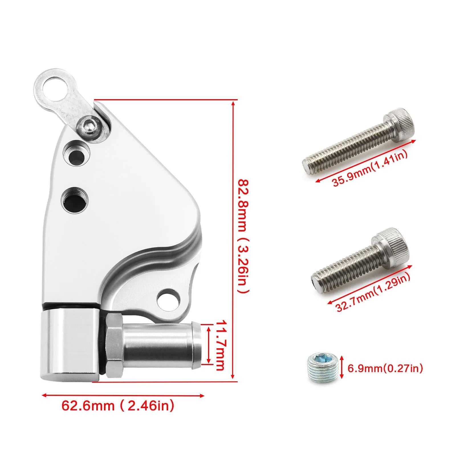 Aluminium intake manifold coolant adapter for Honda K20 K24 engines