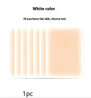 Pack of adhesive tattoo cover patches in various skin tone colours on a white background.