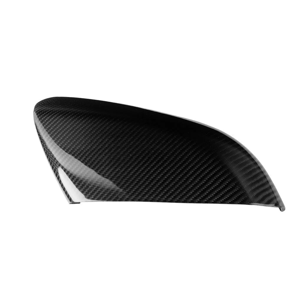 Carbon fiber rearview mirror shell sticker protective cover for Honda Civic 10th generation in black