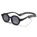 Children's silicone sunglasses for 0-3 year olds with round frames and UV400 protection