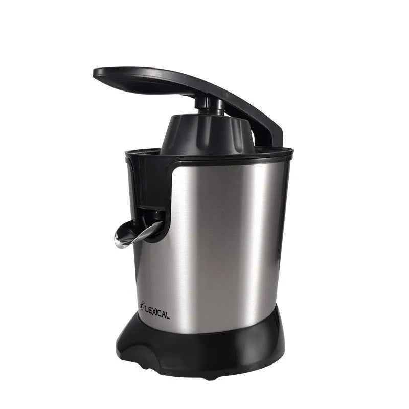 Lemon orange juice separation machine with stainless steel body and vertical screw rod cutter
