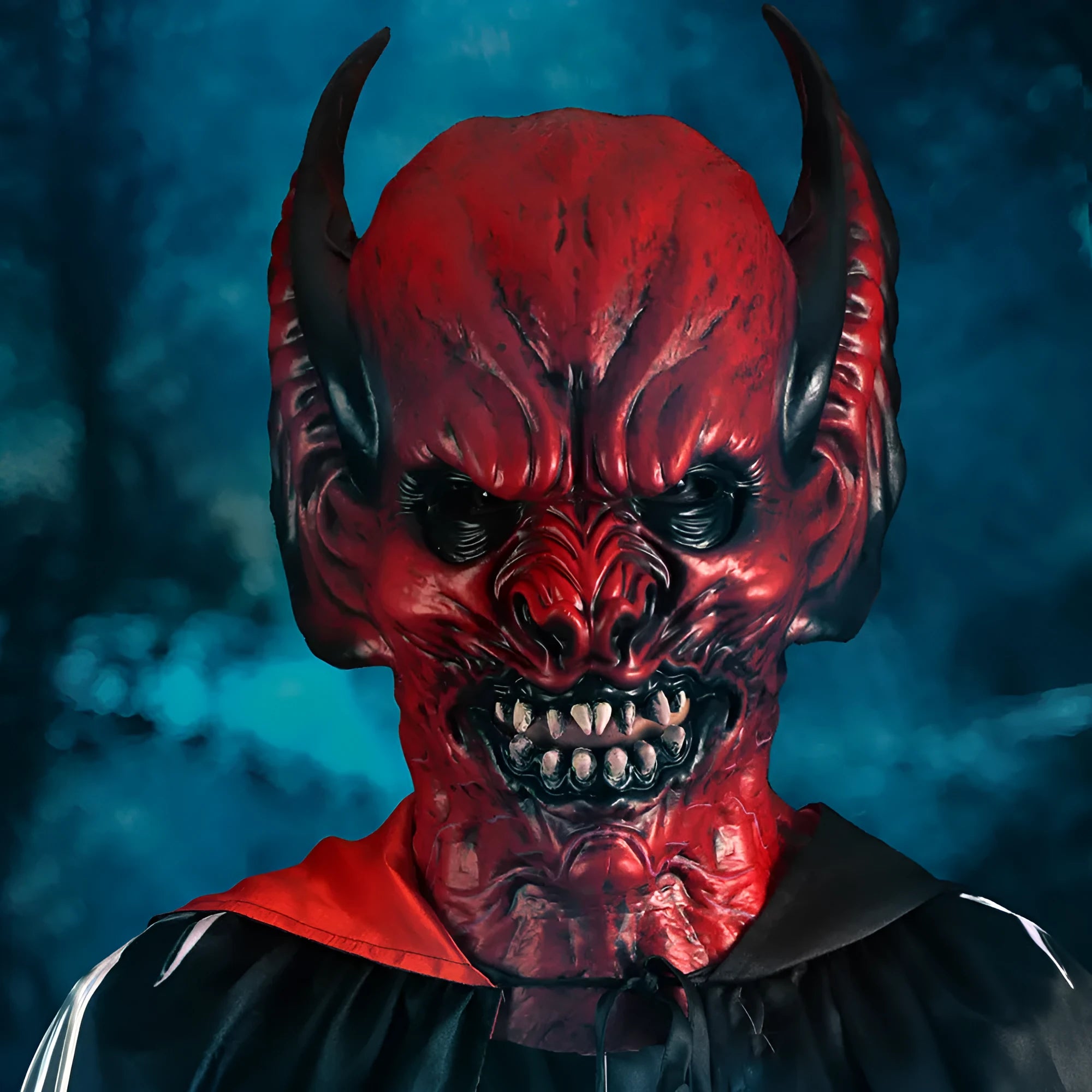 Red RP foam bat design horror mask head cover for Halloween and Christmas costume parties