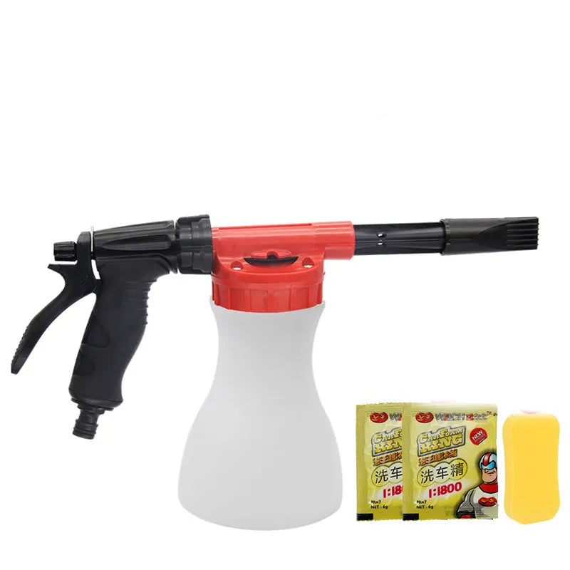 Foam pot high pressure water gun sprayer for garden plant watering and pesticide application