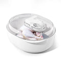 Aluminium household food defrosting plate with modern design and optional USB cable