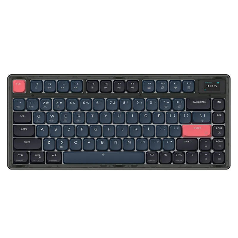 Ajazz AK832PRO mechanical keyboard with compact 81-key layout and RGB backlighting