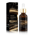 30 ml bottle of facial liquid moisturising care solution with hyaluronic acid, 9 cm tall.