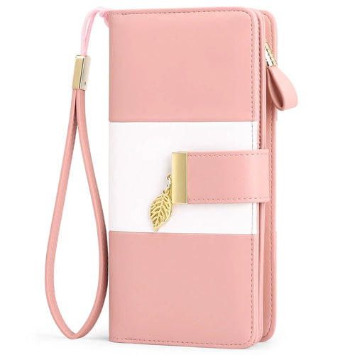 Anti-theft clutch handbag with lock and brush compartment in PU leather, shown in black colour.
