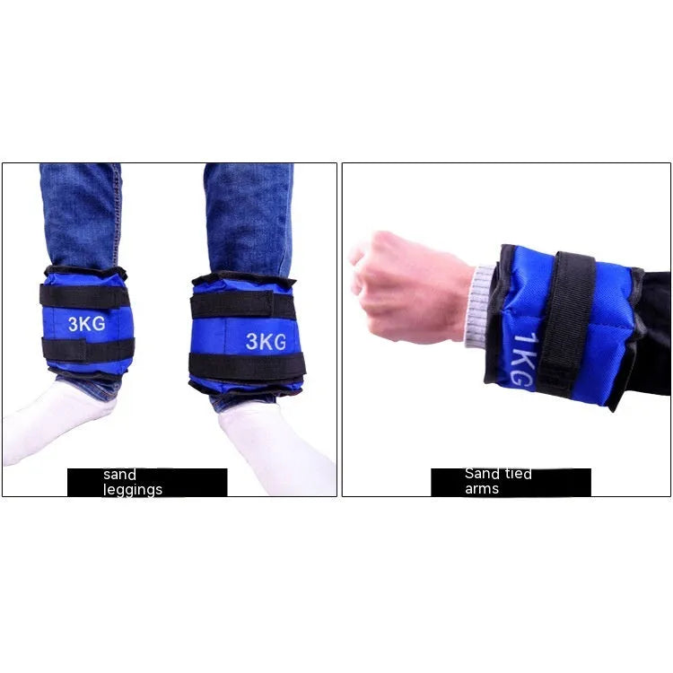 Oxford cloth legging sandbags for track and field running training in six weight options