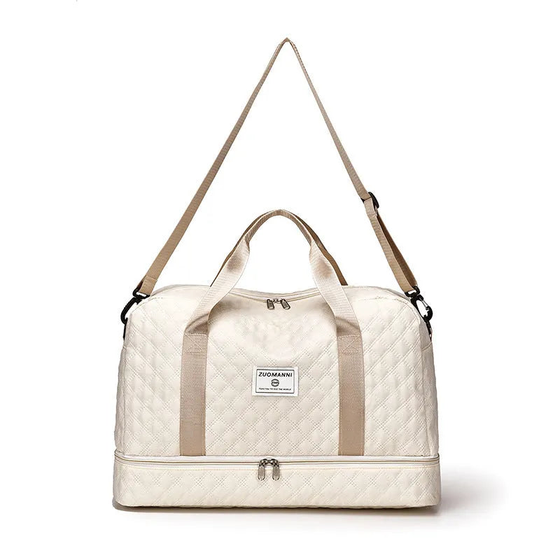 Large Oxford cloth travel bag in various colours with 36-55L capacity for buggy and leisure travel.