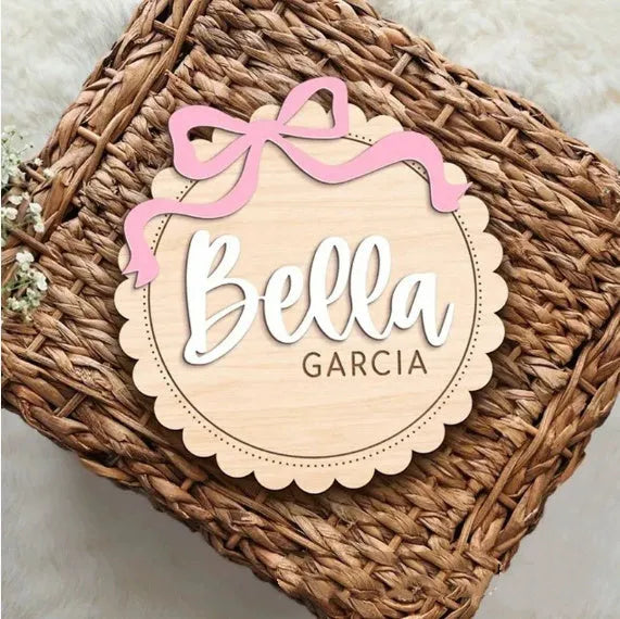 Wooden baby room decoration photo props with customised name in 13x13cm and 15x15cm sizes