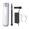 Baseus handheld wireless car vacuum cleaner in black, white, or green with 5000Pa suction