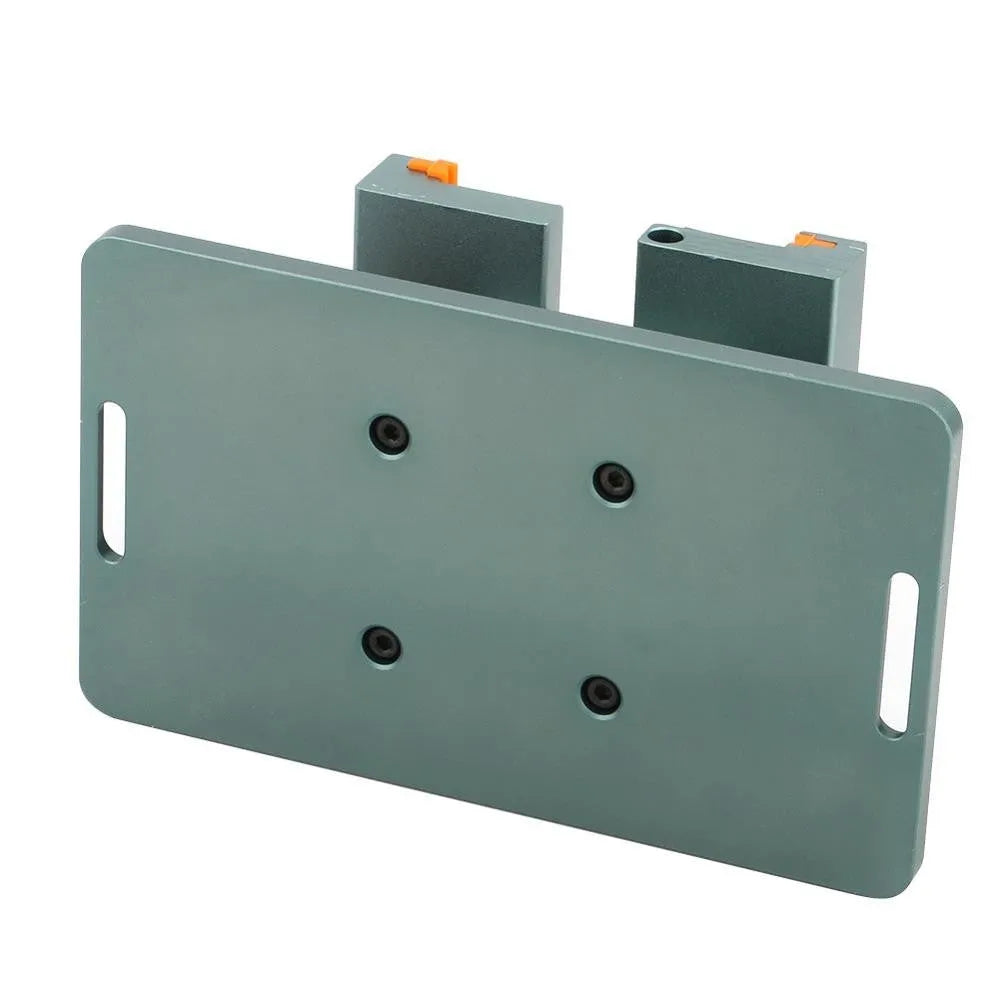 Mobile phone repair fixture tool with silicone grips and adjustable clamp for disassembly.