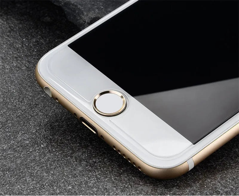 iPhone tempered glass screen protector with 9H hardness and oleophobic coating