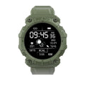 Spaceman Round FD68S smart bracelet 144 colour TFT screen black strap on wrist smart reminder