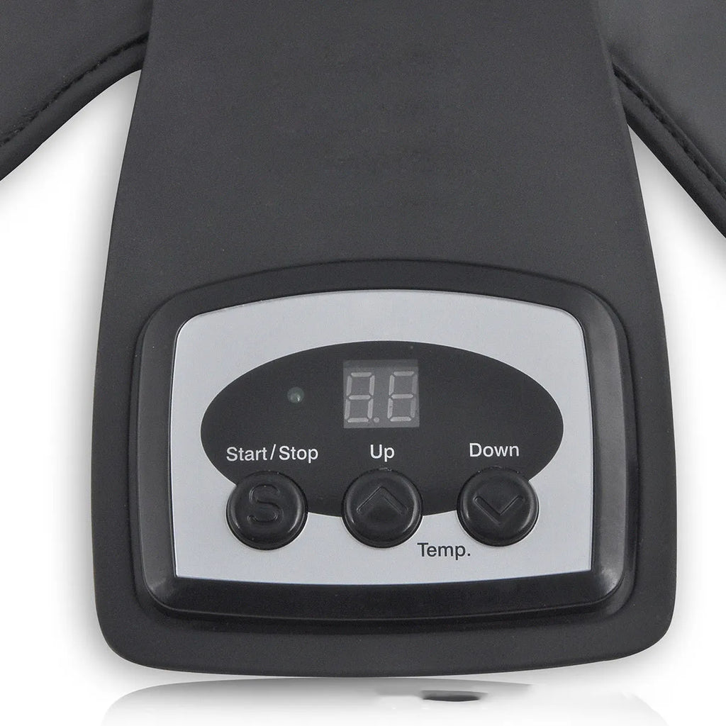 Portable infrared knee and shoulder massager with adjustable heat control and separate pads