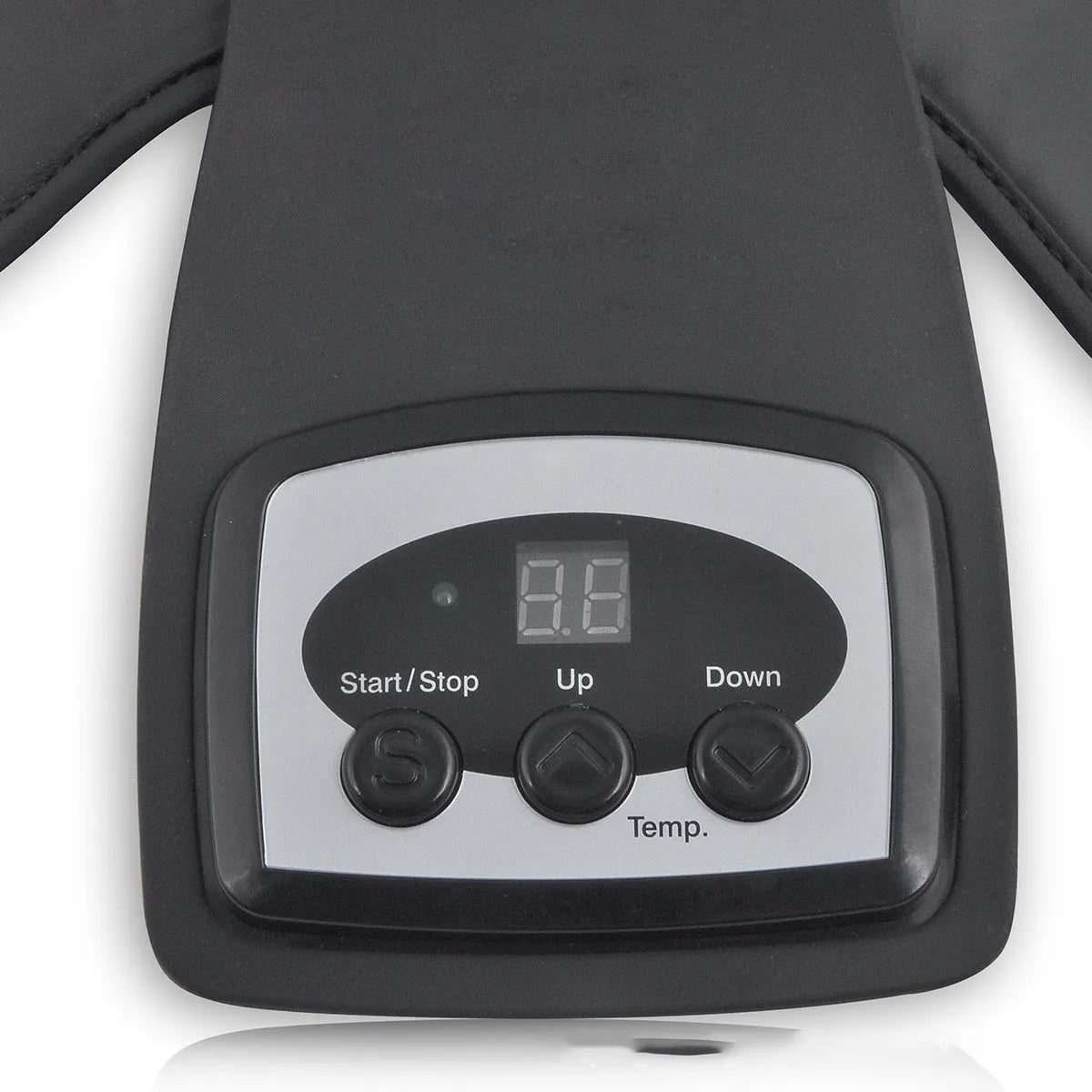 Portable infrared knee and shoulder massager with adjustable heat control and separate pads