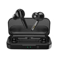 Black and white TWS wireless Bluetooth 5.0 earbuds with IPX5 waterproof rating
