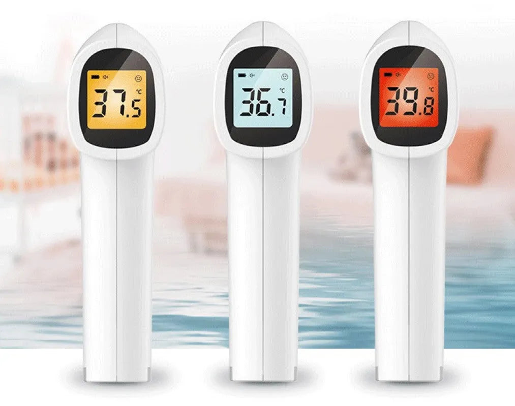 White TP500 medical infrared thermometer for non-contact forehead temperature measurement