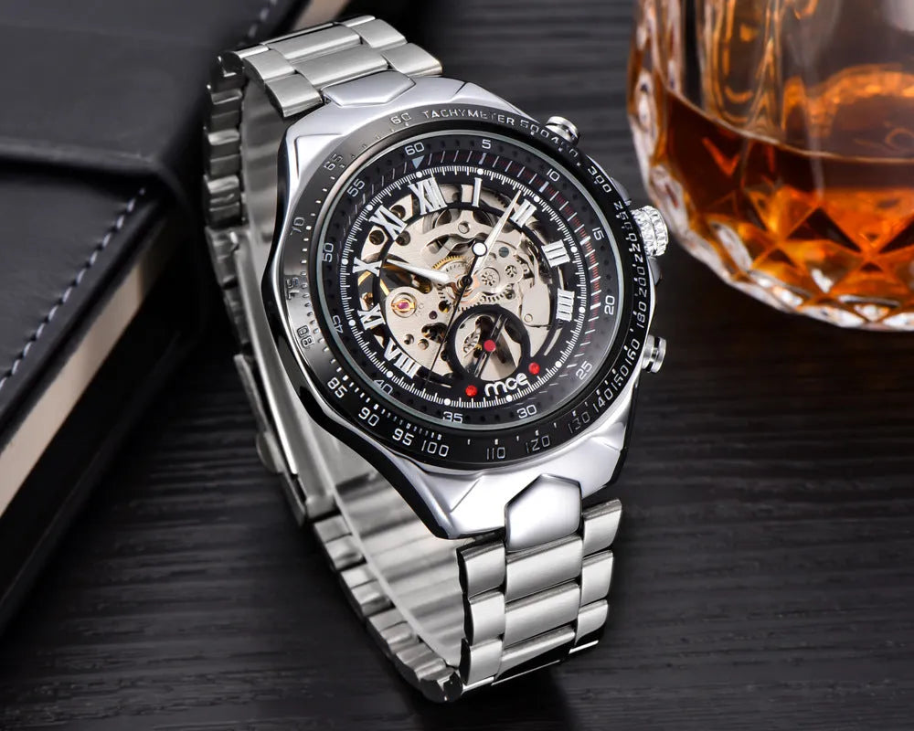 MCE explosion proof mechanical watch with stainless steel case for industrial safety use