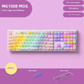 MG108B candy cat coloured mechanical keyboard with Bluetooth connectivity and piano shaft switches