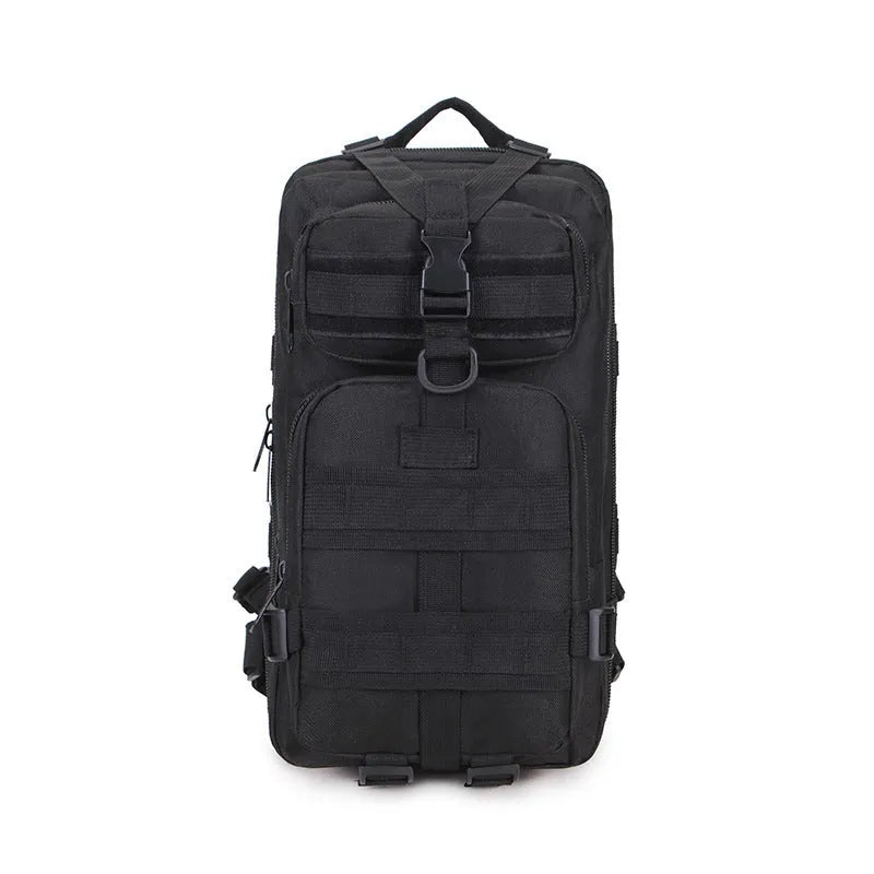 Outdoor sports camouflage backpack in Dead leaf camouflage colour made from 600D encrypted Oxford cloth