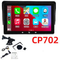 7 inch wireless CarPlay car display with astern video on windscreen mounting