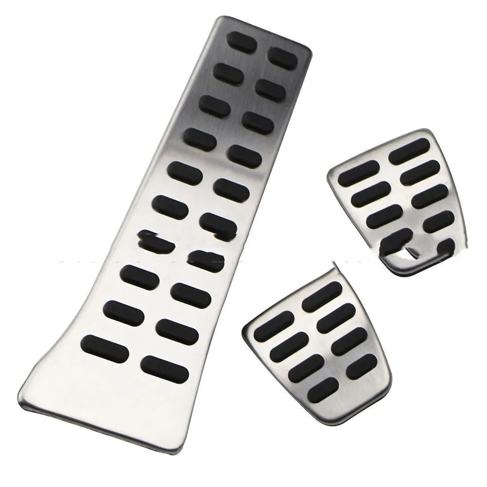 Stainless steel car accelerator pedal set for Hyundai vehicles with automatic or manual gear configuration