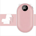 Compact rechargeable hand warmer with power bank function in multiple colour options