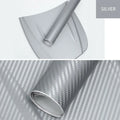 Carbon fibre sticker roll with 3D stereo texture in eight colour options for car decoration