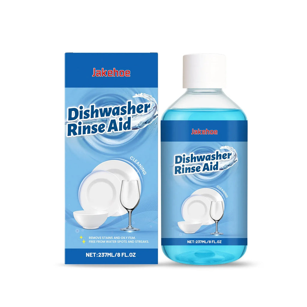 237mL bottle of dishwasher cleaning aid liquid detergent for removing oil and food stains from kitchenware