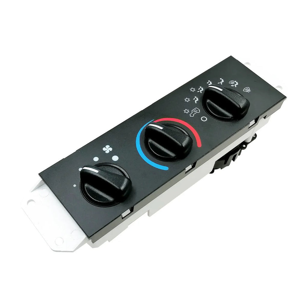 Black Jeep Wrangler air conditioning control panel for 2005-2006 models