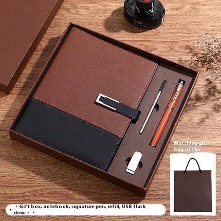 A5 notebook with soft PU leather cover and wood-free paper pages in multiple colour options