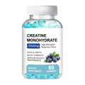 Jar of 60 creatine monohydrate gummies dietary supplement soft candies