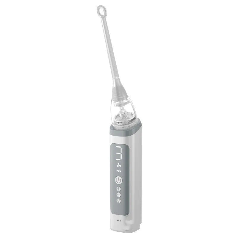 Milky white tonsil stone removal tool for oral cleaning and dental stone extraction