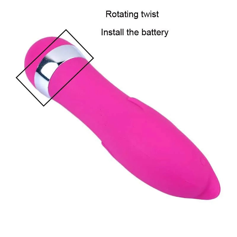 A selection of six different mini realistic dildo styles for women, labelled A through F