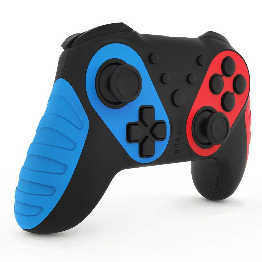 STK-7032SN wireless Bluetooth gamepad in red and blue colours for Nintendo Switch and PC gaming