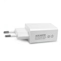 White 5V 1000mA European standard household power charger with EU plug and USB output