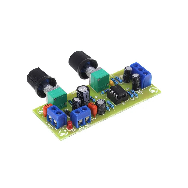 Single power supply front stage board 78x32mm with super dynamic bass boost and FR-4 PCB