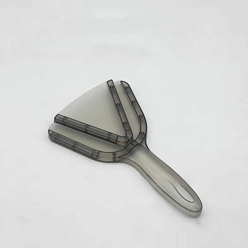 Adjustable telescopic bottle opener with non-slip handle in red, collapsed to show its size.