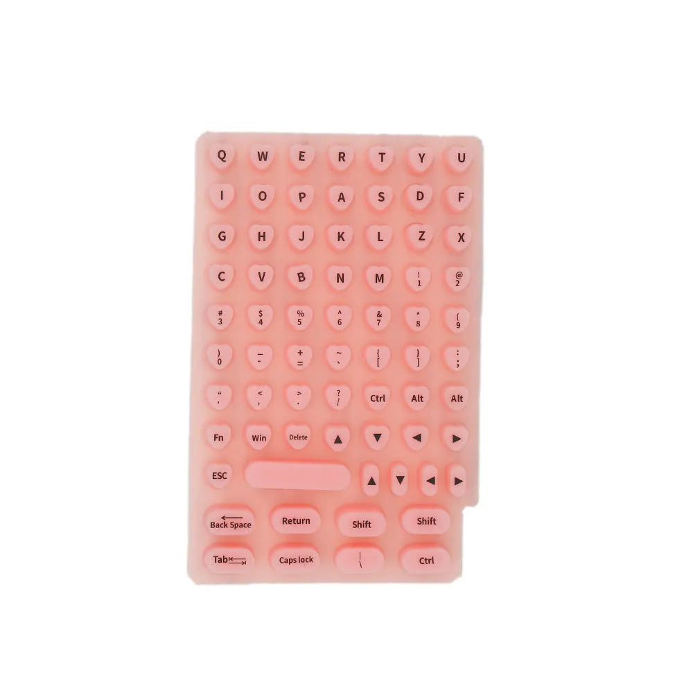 70 anti-static silicone keycaps for long nails in assorted colours including black, clear, mint green, pink, and purple