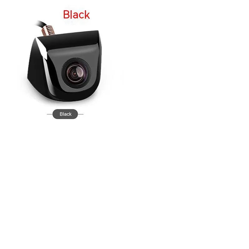 HD waterproof car reversing camera with metal shell and integrated cable