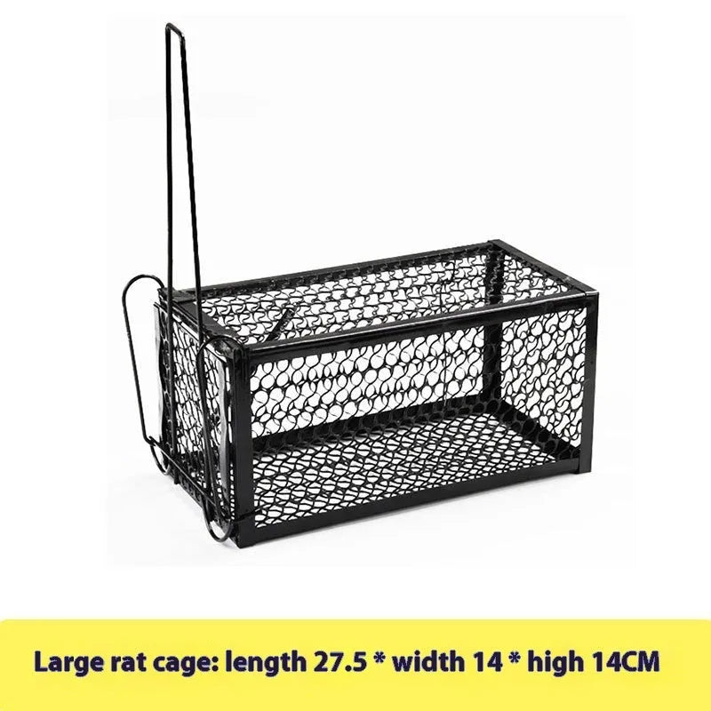 Automatic mouse cage trap in small medium large sizes with metal plastic construction