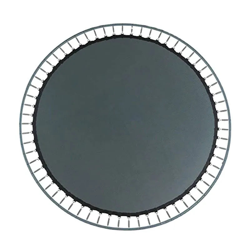 Large round elastic bungee cloth for trampolines with multiple button attachments